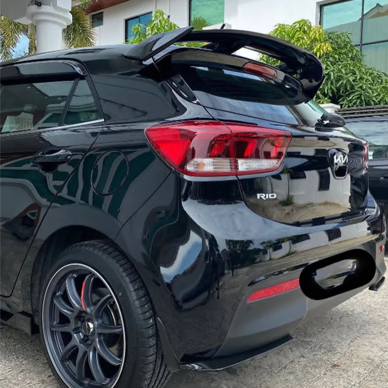 

Use For Kia Rio Hatchback/2016-2024 Roof Spoiler Wing ABS Plastic Car Trunk Tail Lip Accessories Body Kit,MT Style