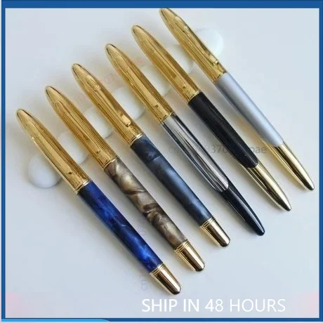 Celluloid Two-Tone Barrel For Hero 132 Iridium Pen Various Patterns Old Factory Stock Daily Office Retro Stationery（2pcs）