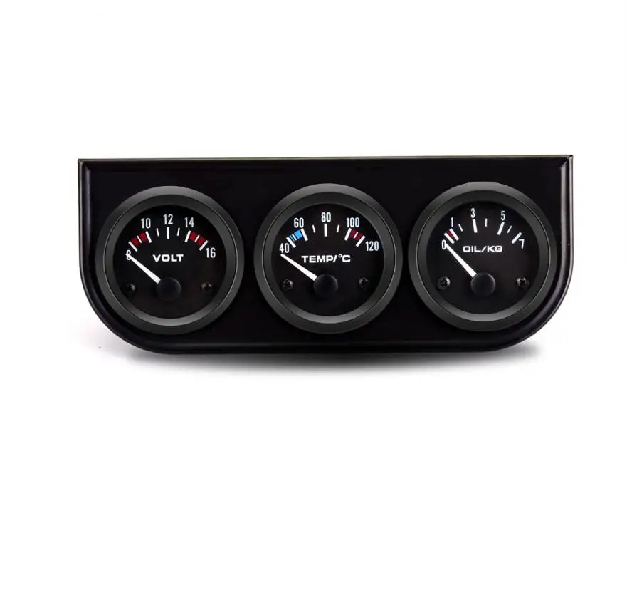 

Вольтметр давления масла с датчиком температуры масла 52 мм, 12 В, дополнительный прибор для мониторинга двигателя автомобиля