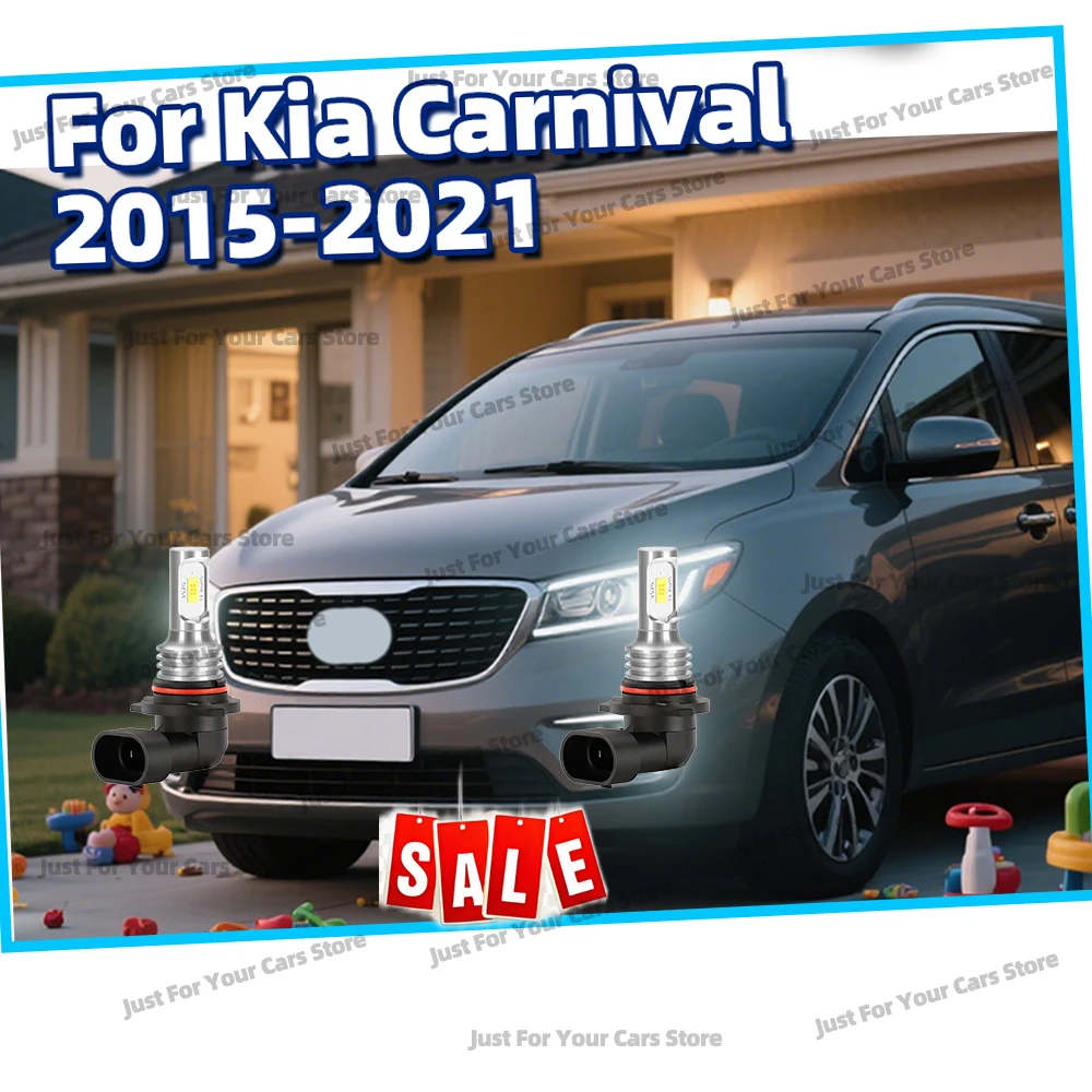 

2 шт. светодиодные противотуманные фары CSP 3570 для Kia Carnival 2015-2021 (2016, 2017, 2018, 2019, 2020), передние противотуманные лампы 12В 6000К, автомобильные аксессуары