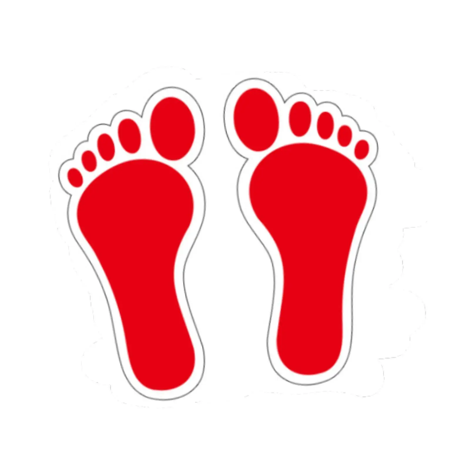 Footprint Stickers Portable Kindergarten Floor Decals for Directing People Where to Factory Living Room Decoration School