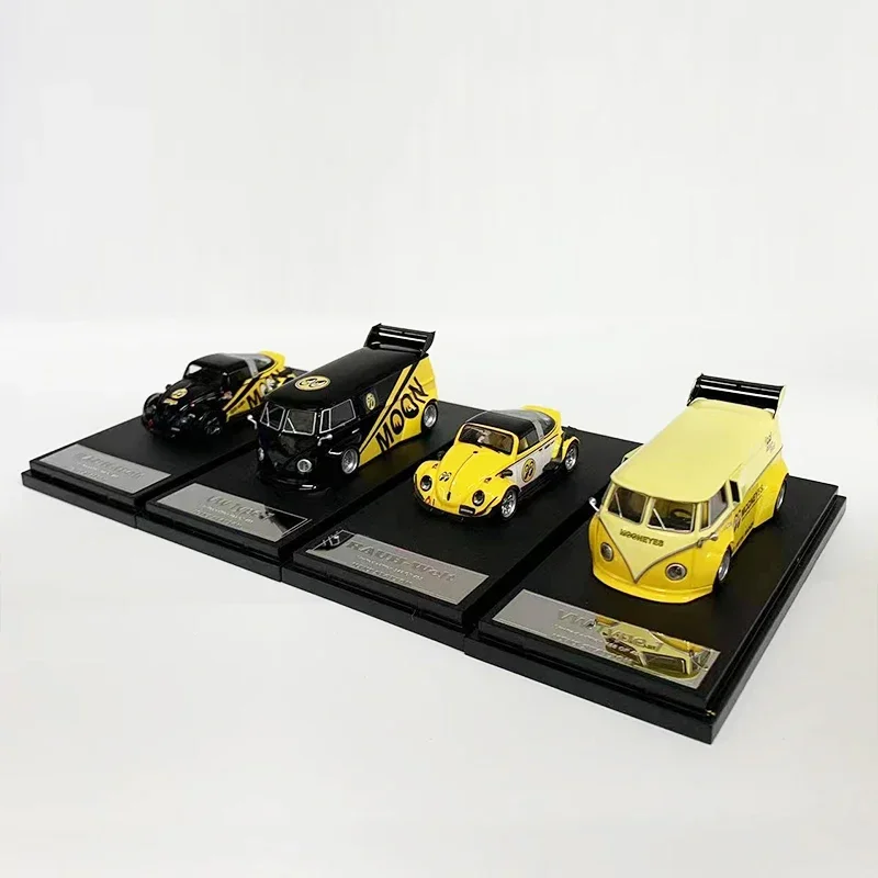 

Mini Station Model Car T1 Van Beetle Targa Alloy Vehicle Collection- Mooneyes Coating 1:64