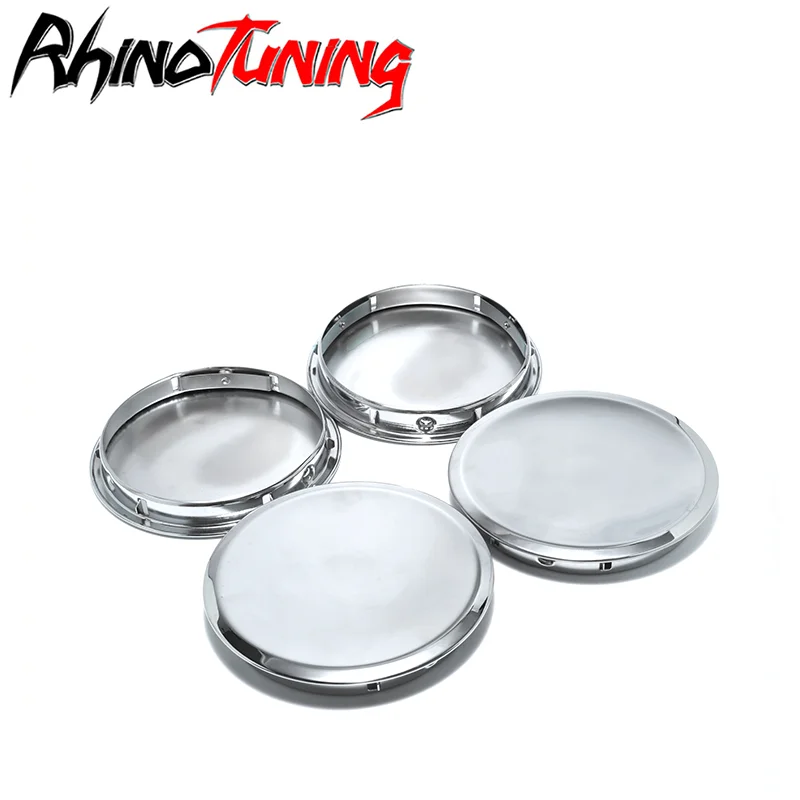 

RhinoTuning 1/4pcs OD 172.4mm ID 155mm Wheel Center Cap Fits hubcap holes 6.165 - 6.120" Tyre Rim Hub Cap Cover Car Accessories