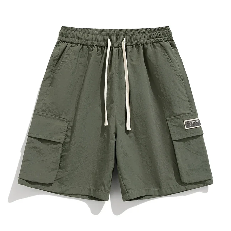 Short cargo à séchage rapide pour homme, short décontracté, coupe adt, pantalon de randonnée en plein air imperméable, grande taille, 6XL zones me, short d'été au genou