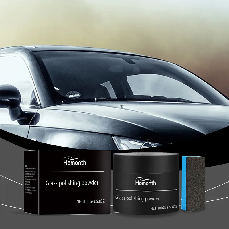 

Car Glass Cleaning Powder Polishing Window Stain Removal Waterproof Rainproof Formula Car Window Stain Remover Powder