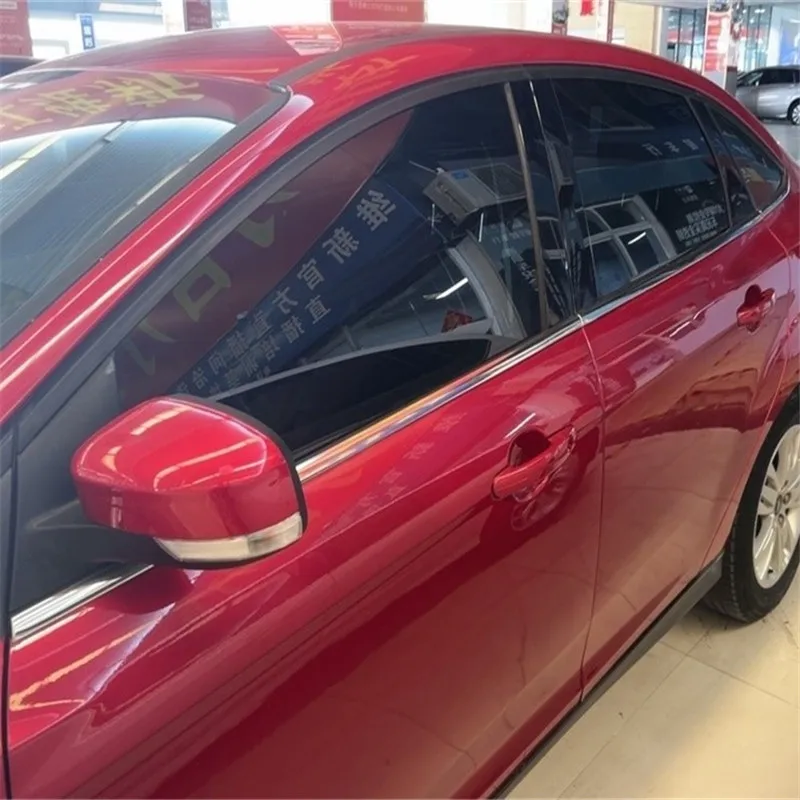 

WELKINRY For Ford Focus Sedan & Hatchback C346 3rd Gen 2012-2018 Mk III Stainless Steel Car Body Door Window Bottom Lower Trim