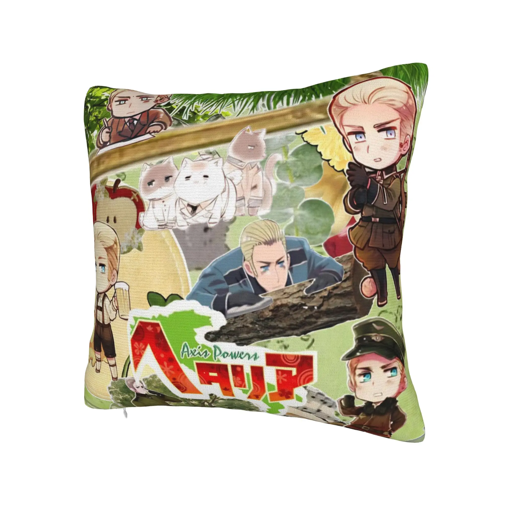 Decorative Pillowcase Hetalias Axis Powers Accessories Sofa  Pillow Case Cover Square Multiple Sizes