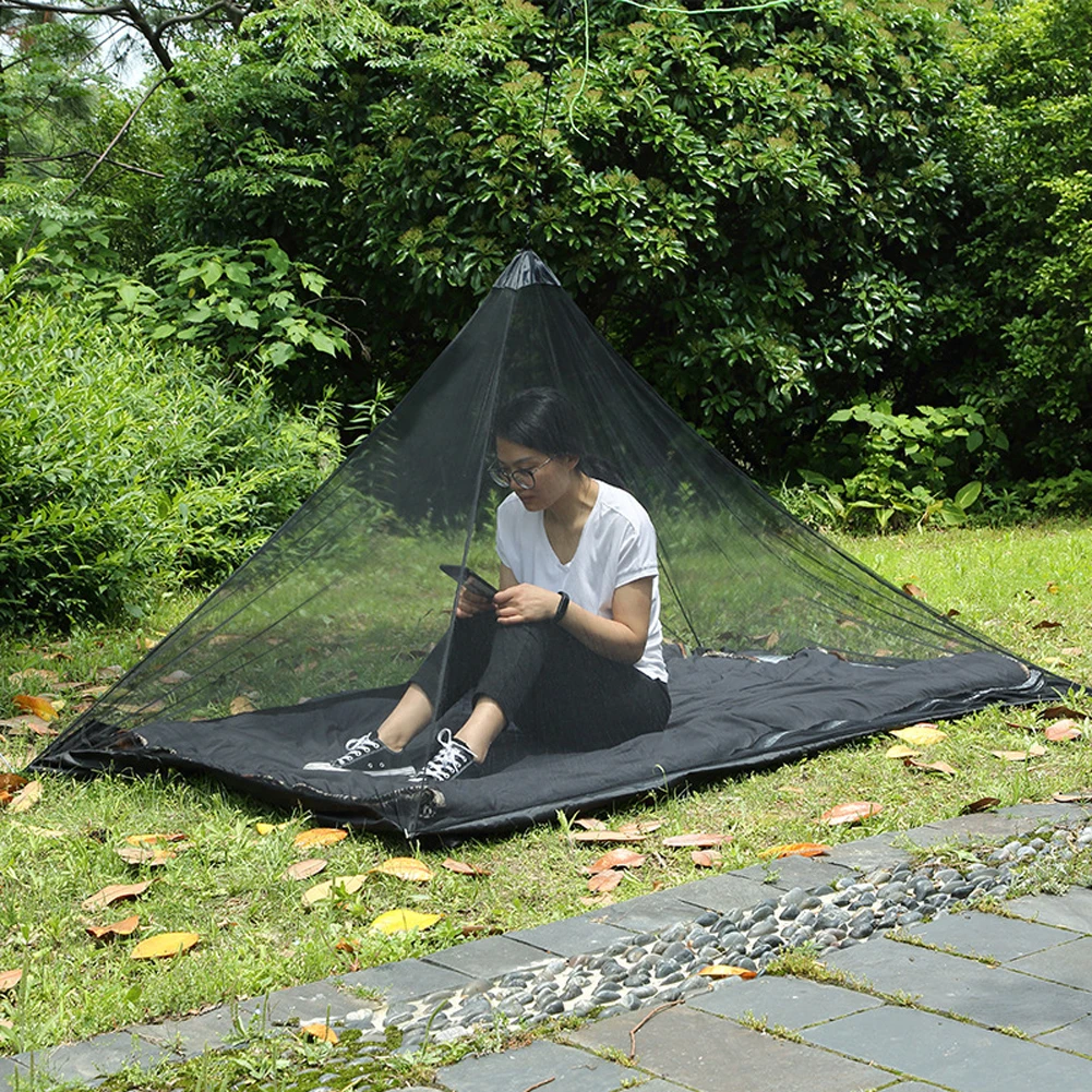 1 mesh cloth Outdoor Camping Mosquito Net Adjustable Height  Tent Hanging Bed Fishing Hiking Accessories Wholesale