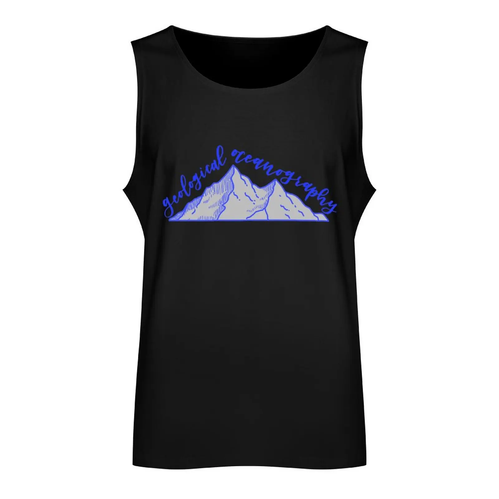 Geological Oceanography Tank Top gym t shirt men fitness clothing for men Men's gym t-shirts Men's gym clothing