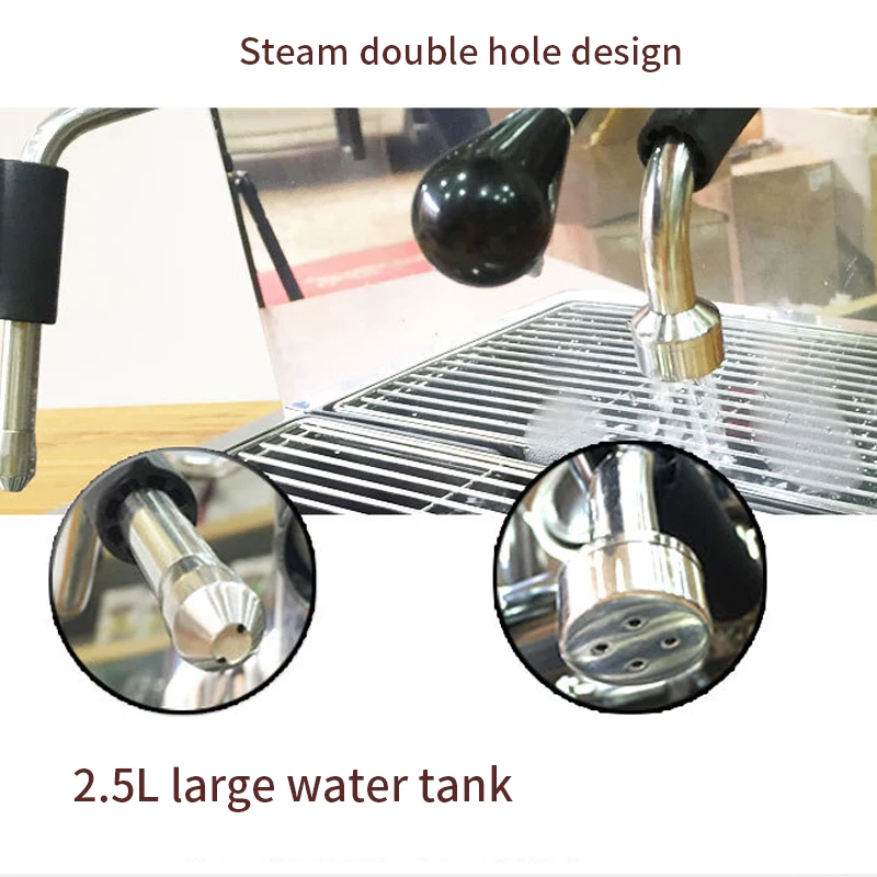 Máquina de café semiautomática KD-310, cafetera semiautomática comercial de gran capacidad, para Hotel, restaurante, cafetería, 220v