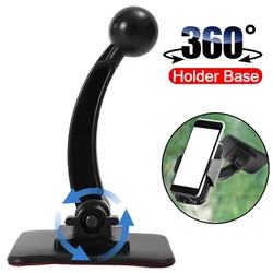 Only Accessories 17mm Ball Universal Sticky Car Phone Holder 360° Rotation Dashboard Cell Phone Holder For iPhone 14 Samsung