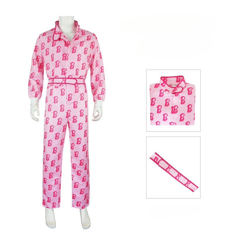 Combinaison de Cosplay du Film Barbi Ken Ryan Gosling, Costume de Princesse Robbie, Uniforme de Barrage de ixde Carnaval d'Halloween, pour Enfant et Adulte