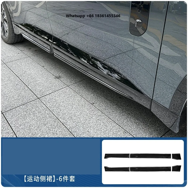 

For 900 Modified New Style Sport Body Kit Auto Parts Gloss Black Front Shovel Rear Lip Side Skirts