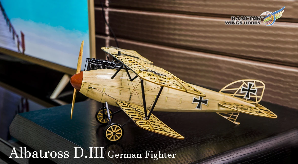 Echtes falke statisches flugzeug modell albatross 500mm flügels pann weite laser geschnittenes basla holz flugzeug aero modelismus zum dekorieren sammeln – Detail 7
