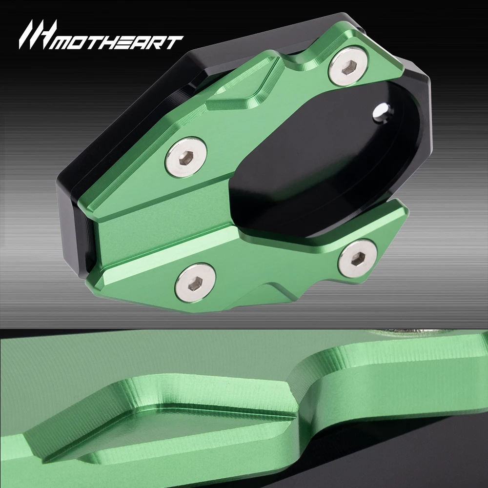

Motorcycle Kickstand Enlarger Plate For Eliminator450/500/500SE Z500/Z500SE Ninja ZX4R/500 24-25 Eliminator 400/SE Accessories