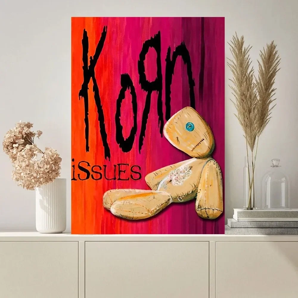 Korn Rock Band Poster Paintings on The Wall Picture for Living Room Interior Painting Room Decoration