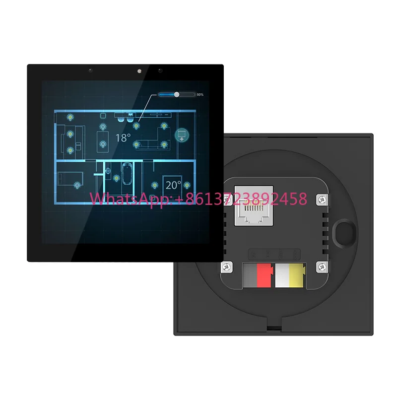 4 Inch KNX Home Smart Touch Screen Panel IPS Display with App Control for RV Garage Car & Bar Use-Durable 1A Max Current
