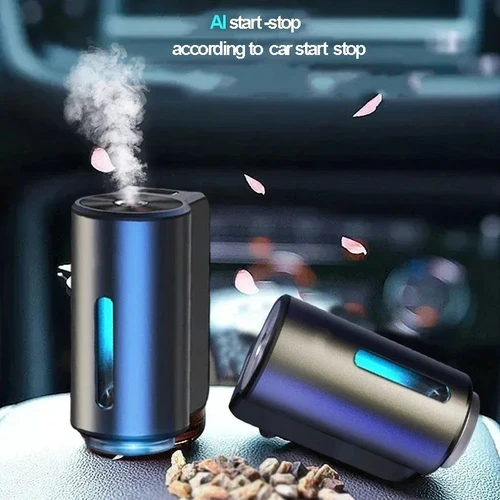 Imagen 2 del producto Difusor de Aroma eléctrico, ambientador en el coche, humidificador de niebla para salida de aire para eliminar olores, accesorios para Interior de coche