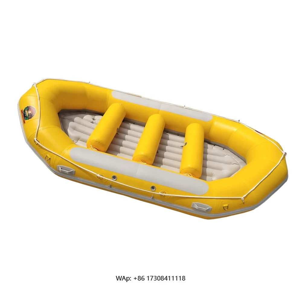 Inflatable Boat Whitewater PVC Hypalon Material Inflatable Drifting Boat Lifeboat Rescue Raft Boat