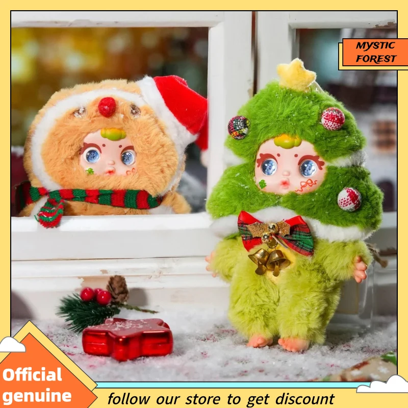 

MM Milk Candy Christmas Series Blind Box MM Milk Figure Doll Vinyl Bag Keychain Cute Doll Christmas Mystery Box Christmas Gifts