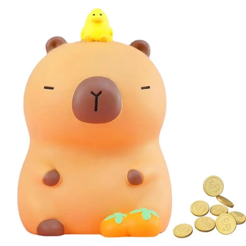 Capybara Bank Toys Coin Money Banking Toys Money Saving Pot Coin Banks Coin Box Christmas Birthday Gift Toy For Kids & Children