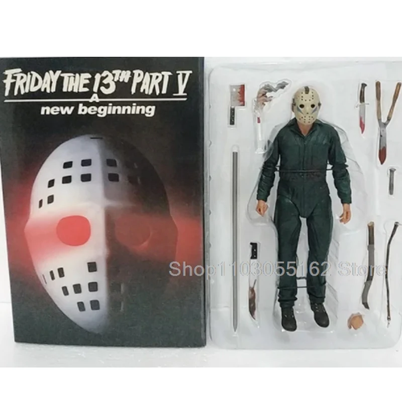 Jason Figure NECA Jason Ultimate Part 5 Roy Burns Action Figure Action Figure Toy Horror Birthday Gift