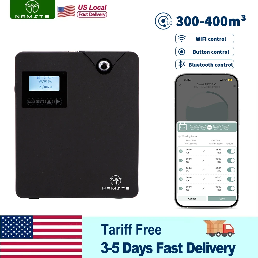 NAMSTE ناشر رائحة للمنزل معطّر الهواء البخاخ الروائح فندق الروائح جهاز غرفة ذكية آلة العطر App التحكم