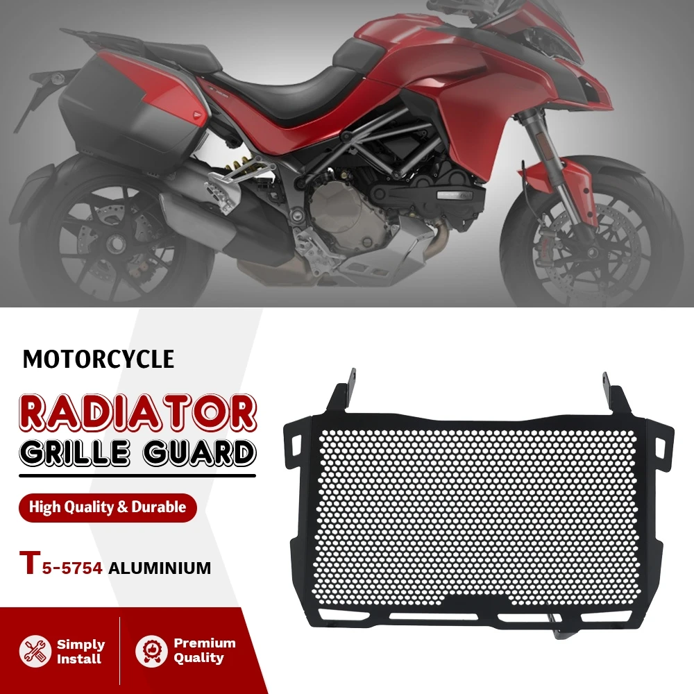 

NEW For Ducati MultiStrada 950 1260 1200 S / ABS Accessories Aluminum Motorcycle Radiator Grill Guard Cover Oil Cooler Protector