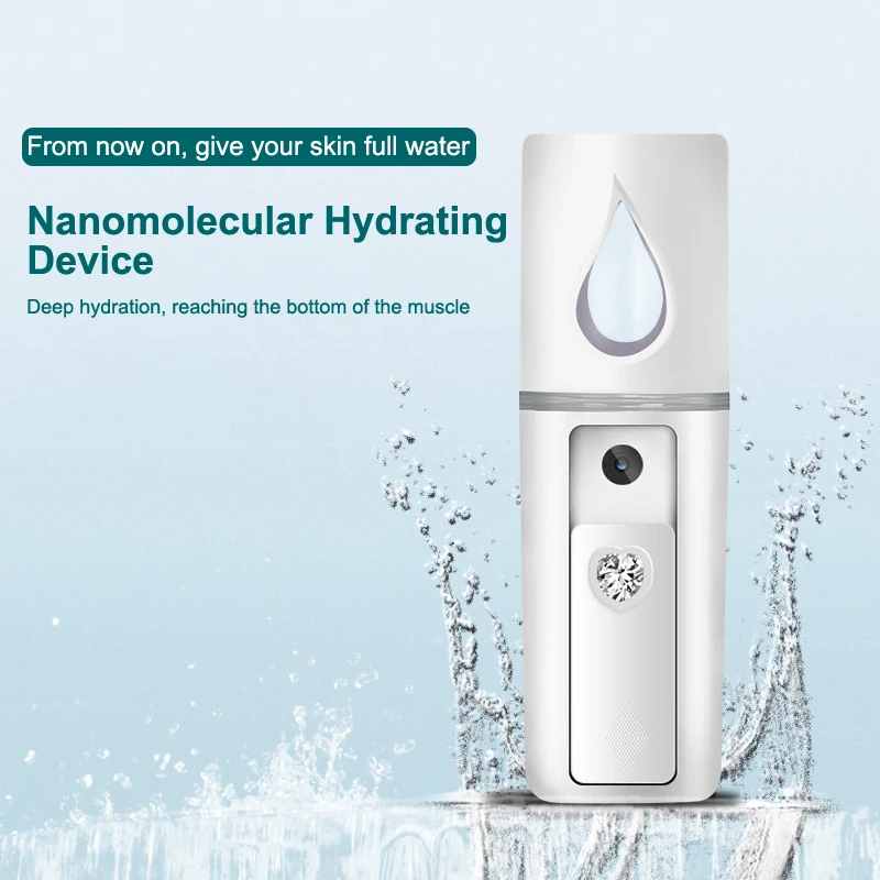 

20 мл отпариватель для лица, увлажнитель воздуха, мини-нано-распылитель для лица, распылитель, портативный увлажняющий, против старения, морщин, женский красота, уход за кожей