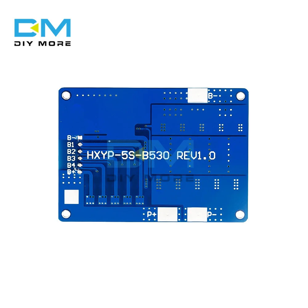 Scheda di protezione della batteria al litio agli ioni di litio 5S modulo di alimentazione 18V 21V scheda di protezione del caricatore BMS 18650 con