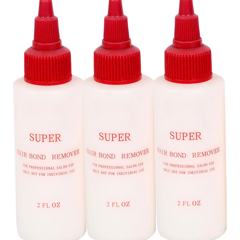 

60ml remover For Professional Salon use Anti-Fungus Super Hair Bonding Remover 2FL Oz Black Wig Glue Wig Install Kit