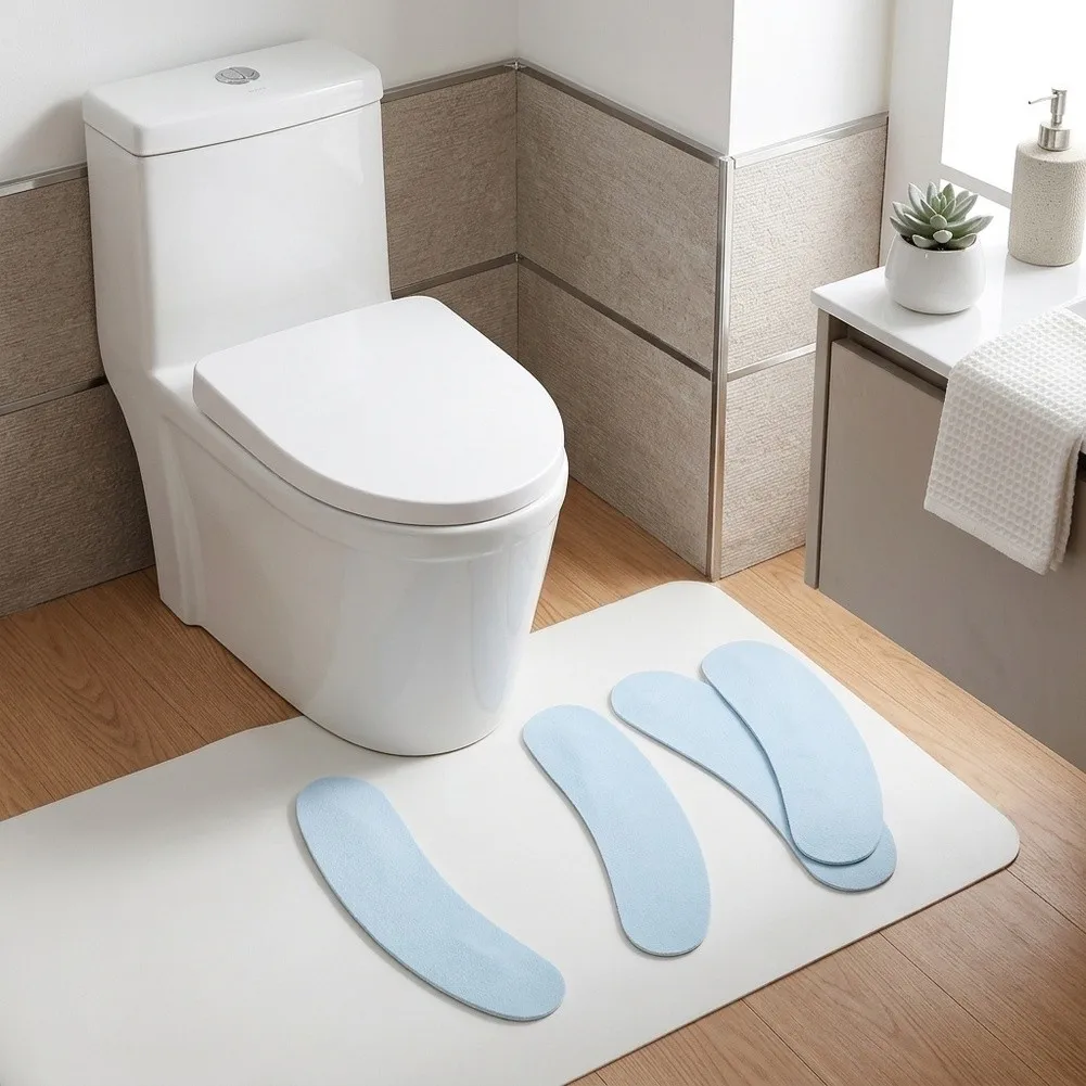 Non-Slip Toilet Seat Cover with Secure Fastening System and Machine-For Washable Construction for Hygienic Use