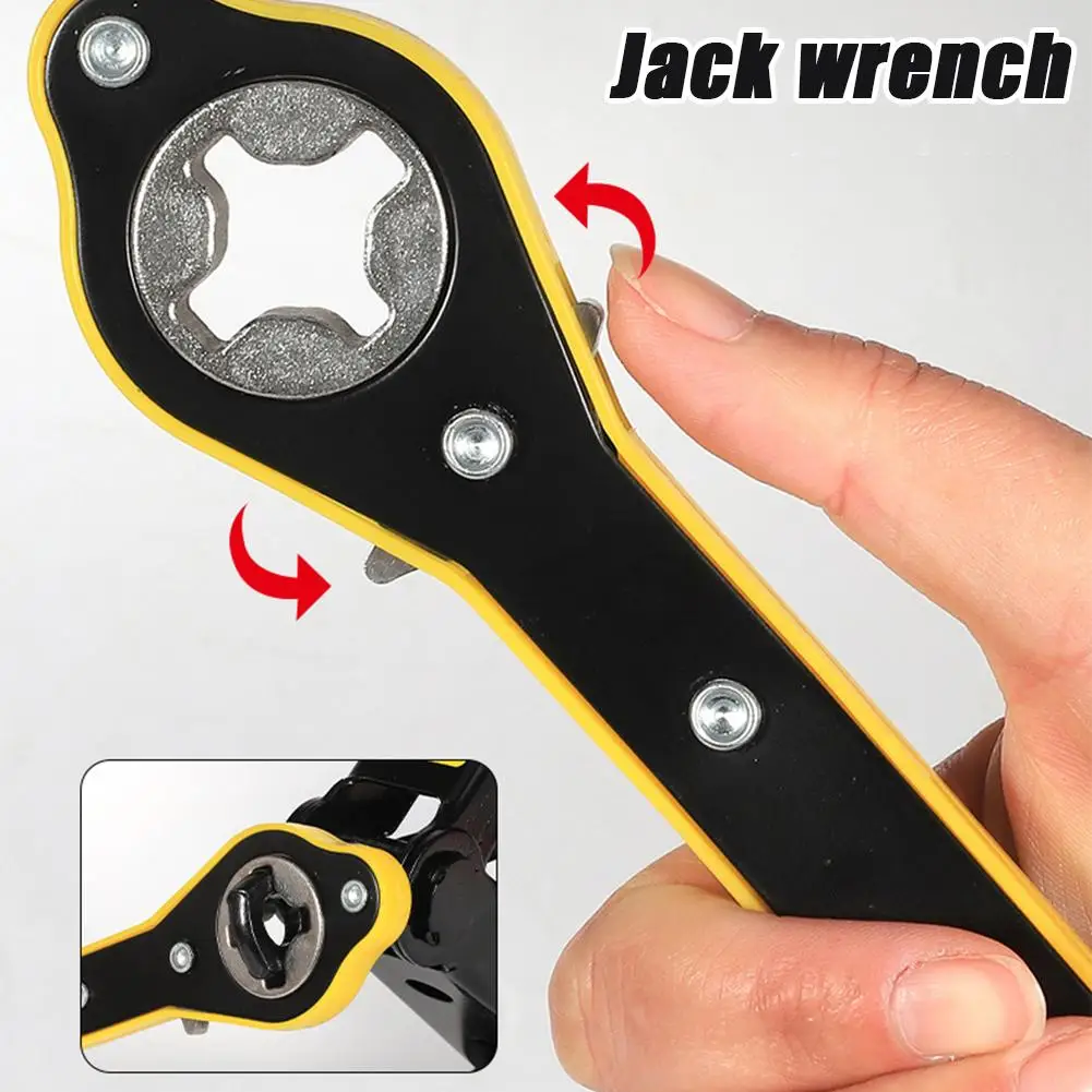 

Автомобильный гаечный ключ-домкрат с функцией экономии усилий, ручной рычажный ключ-трещотка для снятия шин