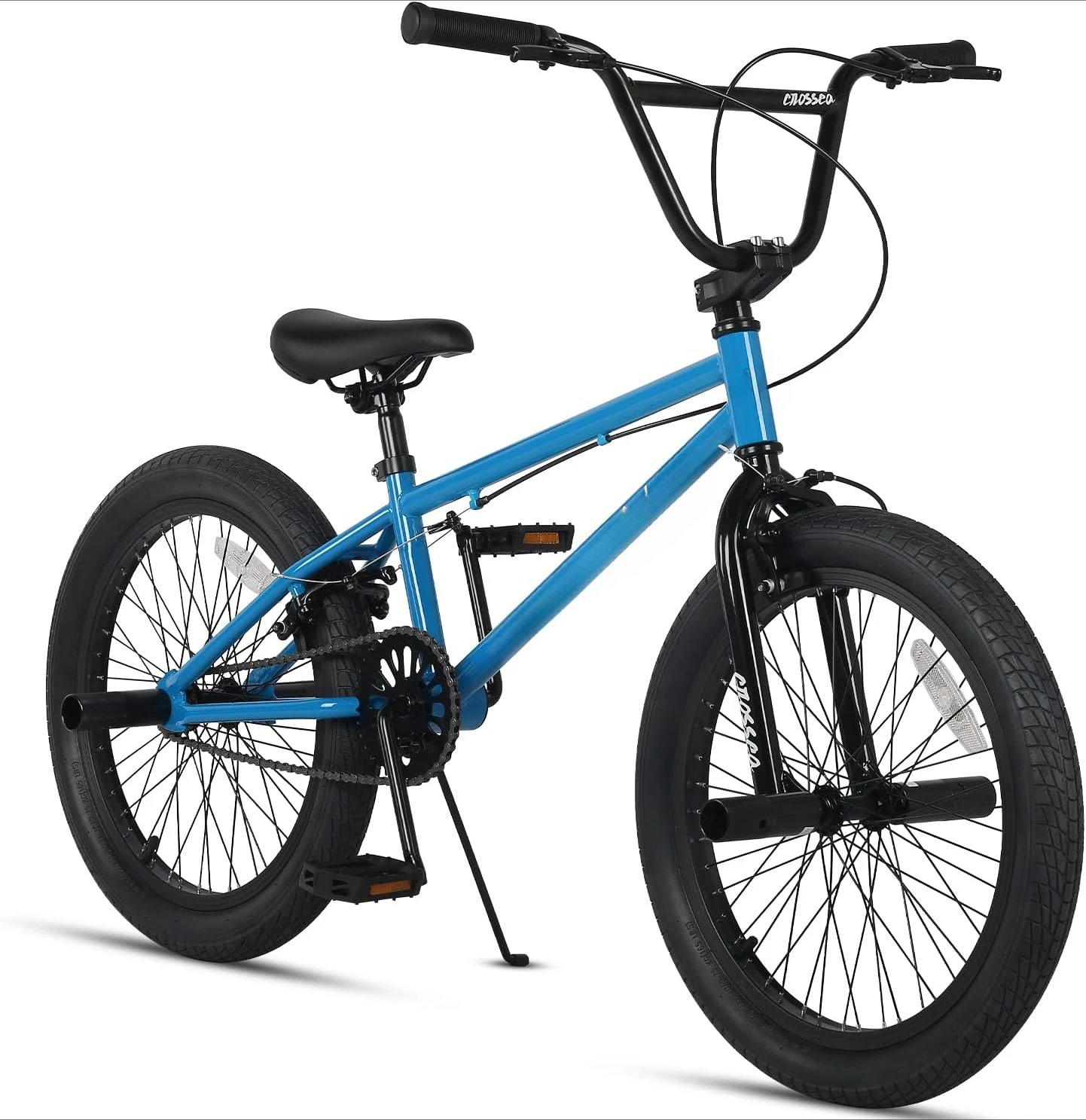 Crossea 18 20 Inch Freestyle BMX Bike for Over 5 Years Old Kids and Beginner-Level Rider, Multiple Colors