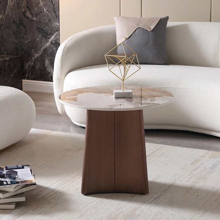 xx-Customized Living Room Furniture Sintered Stone Center Table Luxury Golden Stainless Steel Coffee Table^
