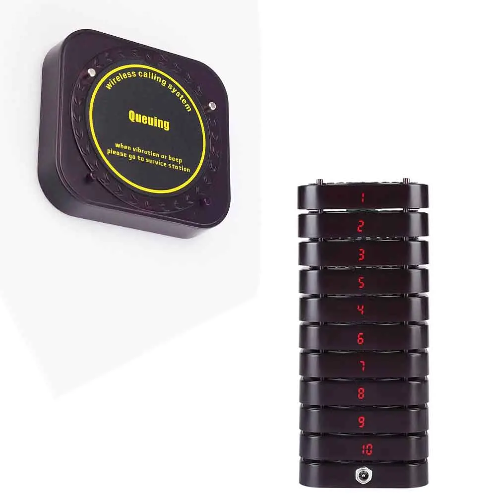 Wireless Pager Receiver for SU-669 Pagers Restaurant Social Distancing Buzzer for Church Clinic Food Truck Hospital Transport