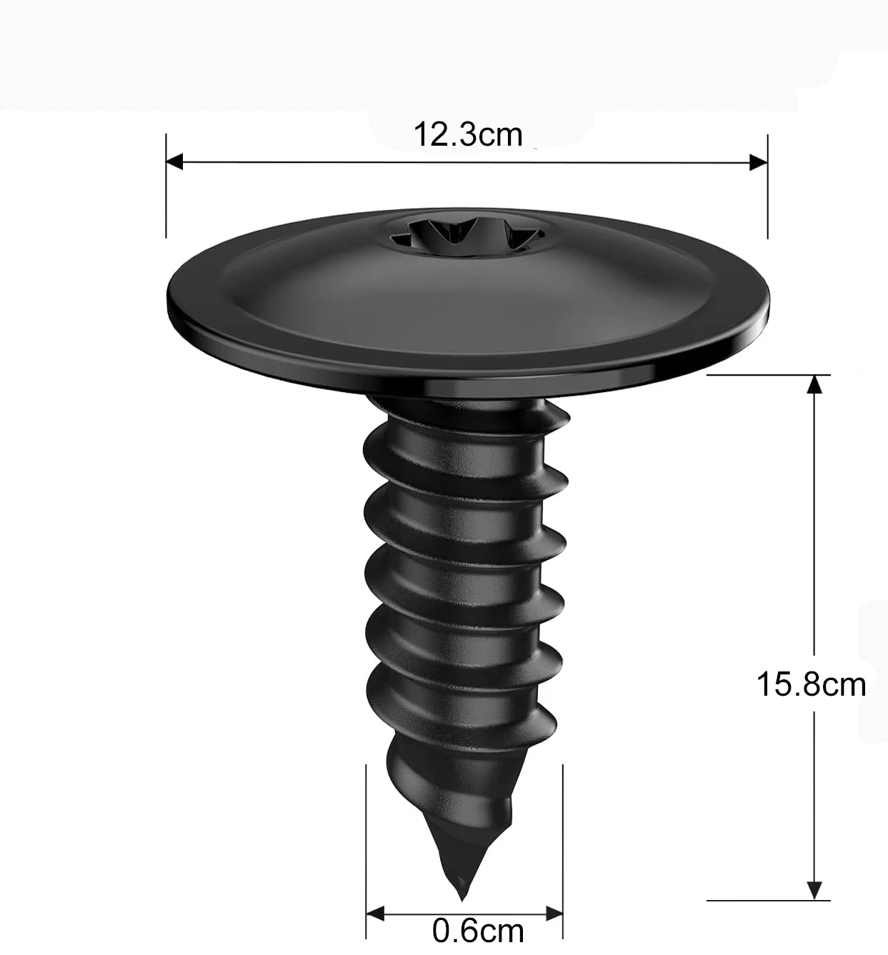 10/20 szt. 5mm czarny śruba Torx silnik samochodowy pod osłoną osłona rozbryzgowa wkręty samogwintujące dla Audi A4 A3 A5 A6 A7 A8 Q5 Passat golfowy