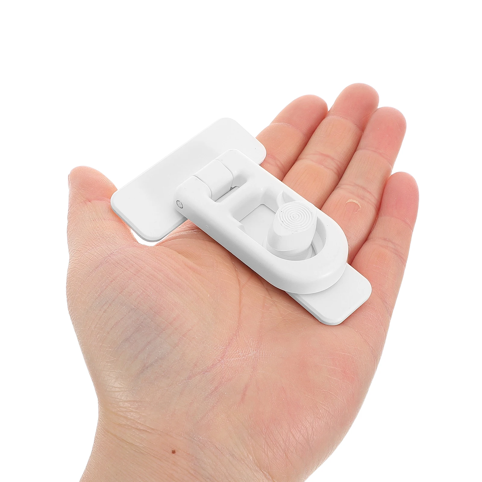 

4pcs Child Safety Lock Baby Proof Oven Cabinet Latch for Fridge Drawer Door White Durable Easy Install Home Use Multifunctional