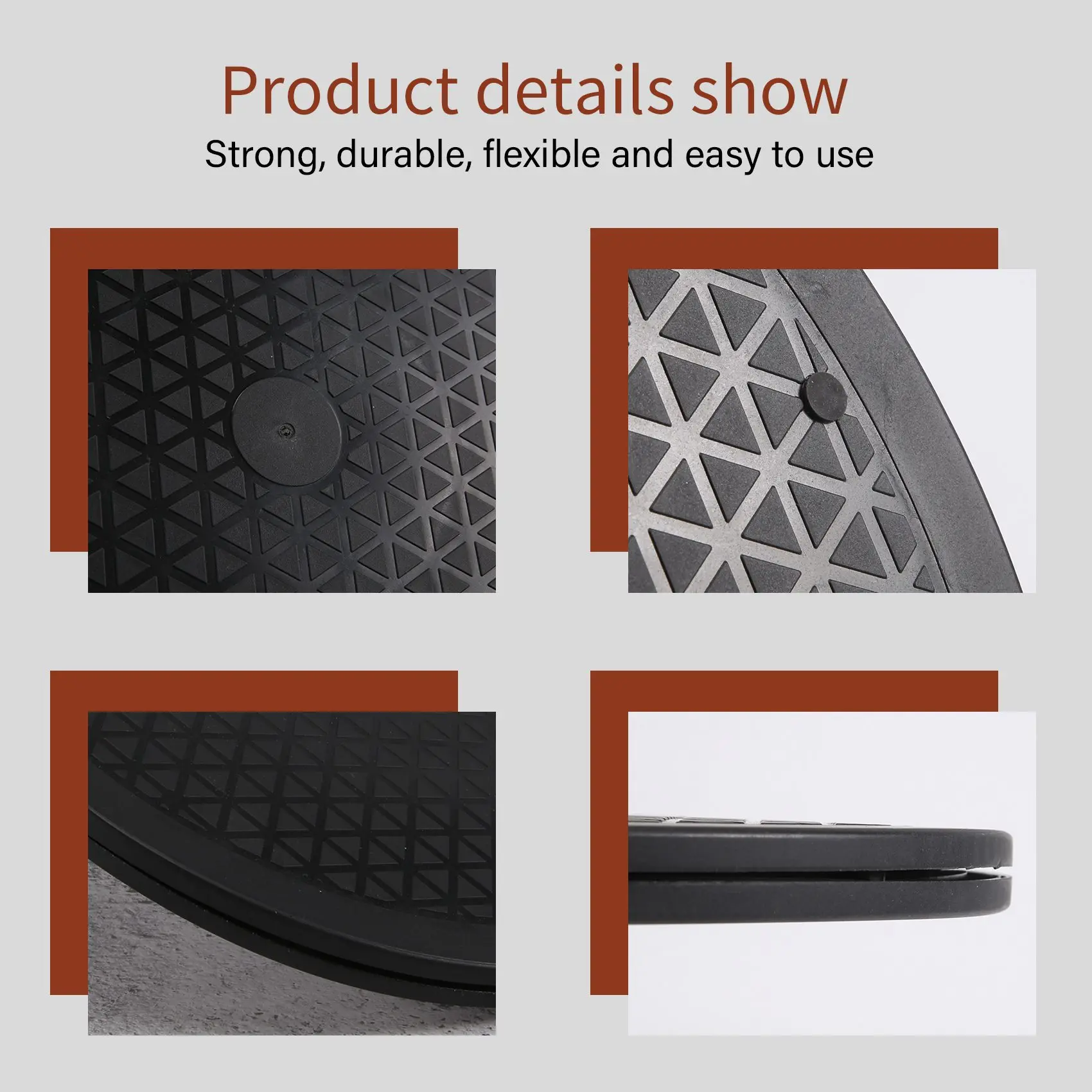 B24A 12 Polegadas Bonsai Placa Giratória Roda Giratória Suporte de Exibição de Cozinha Doméstica