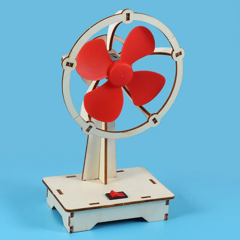 Éventail en bois créatif pour enfants, petite Production technologique pour élèves du primaire, paquet de matériel fait à la main pour Puzzle, nouveau