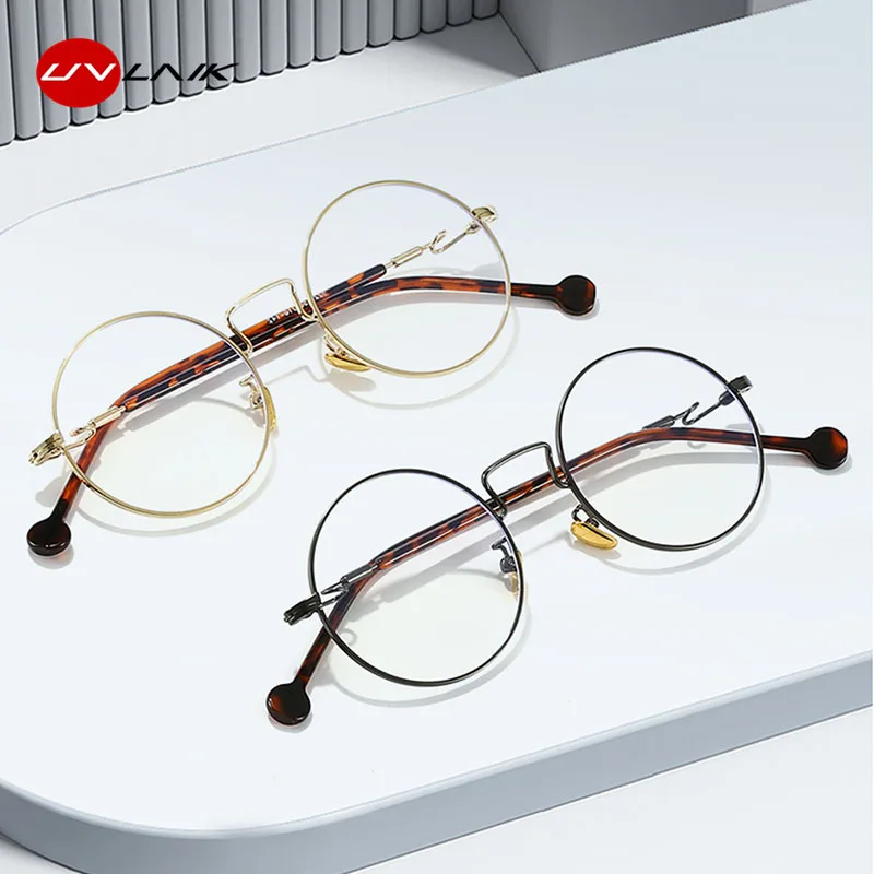Новая модель, минималистичные модные очки, металлические круглые художественные очки в полной оправе с защитой от синего света, очки для чтения высокой четкости Новая модель, минималистичные модные очки, металлические круглые художественные очки в полной оправе с защитой от синего света, очки для чтения высокой четкости