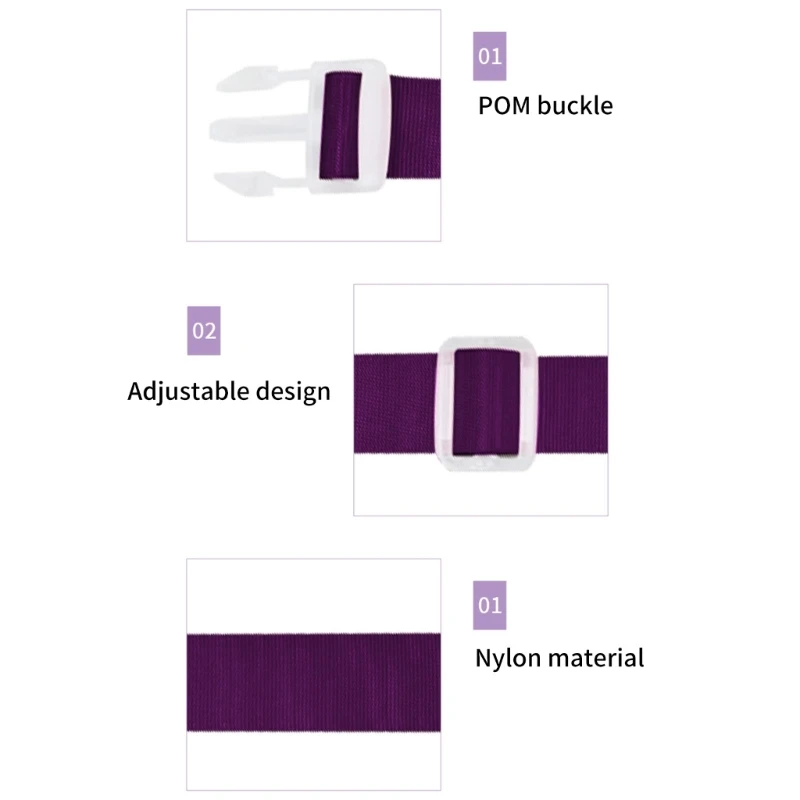 السفر مشبك قفل حقيبة النايلون حزام التعادل أسفل حزام للأمتعة الثقيلة مشبك الأحزمة حقيبة بنجي الأمتعة الأشرطة