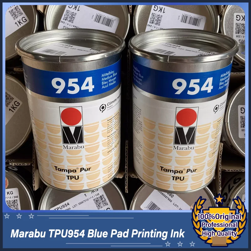 Marabu TPU954 Blue Pad Printing Ink for PP, PA Progressive Lenses