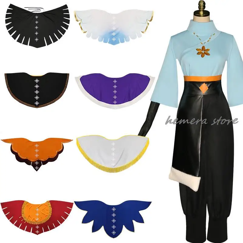 Anime Game Sky：Children Of The Light Cosplay Costume Light Awaits Saint Island Outfits Full Set Colour Printing Cloak Cappa