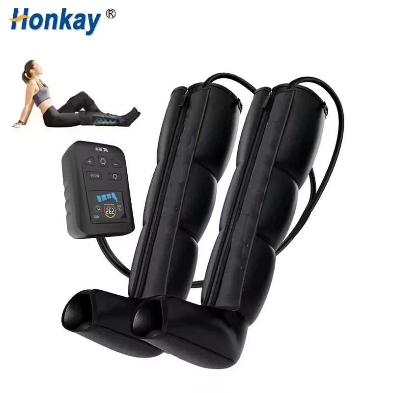 

Air Compression Leg Boots Recovery System Leg Foot Calf Massager Electric 4 Chamber Air Pressure Therapy Device Massage Machine