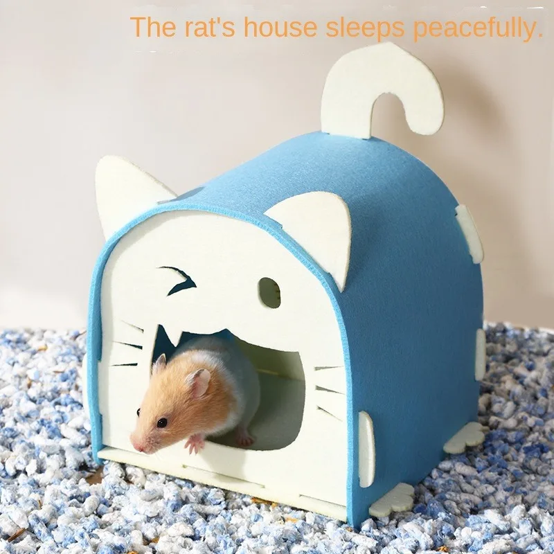 

Hamster Nest Pet Evacuation House Large Space Four Seasons Universal Guinea Pig Tunnel Pipe Hamster Accessories Hamster Supplies
