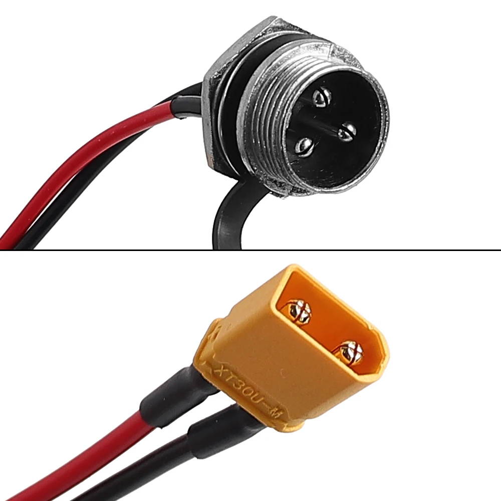 Aviation GX16 3-Pin Charging Socket for Some INOKIM OXO OX Electric Scooter Charge Plug Power Port Parts #3