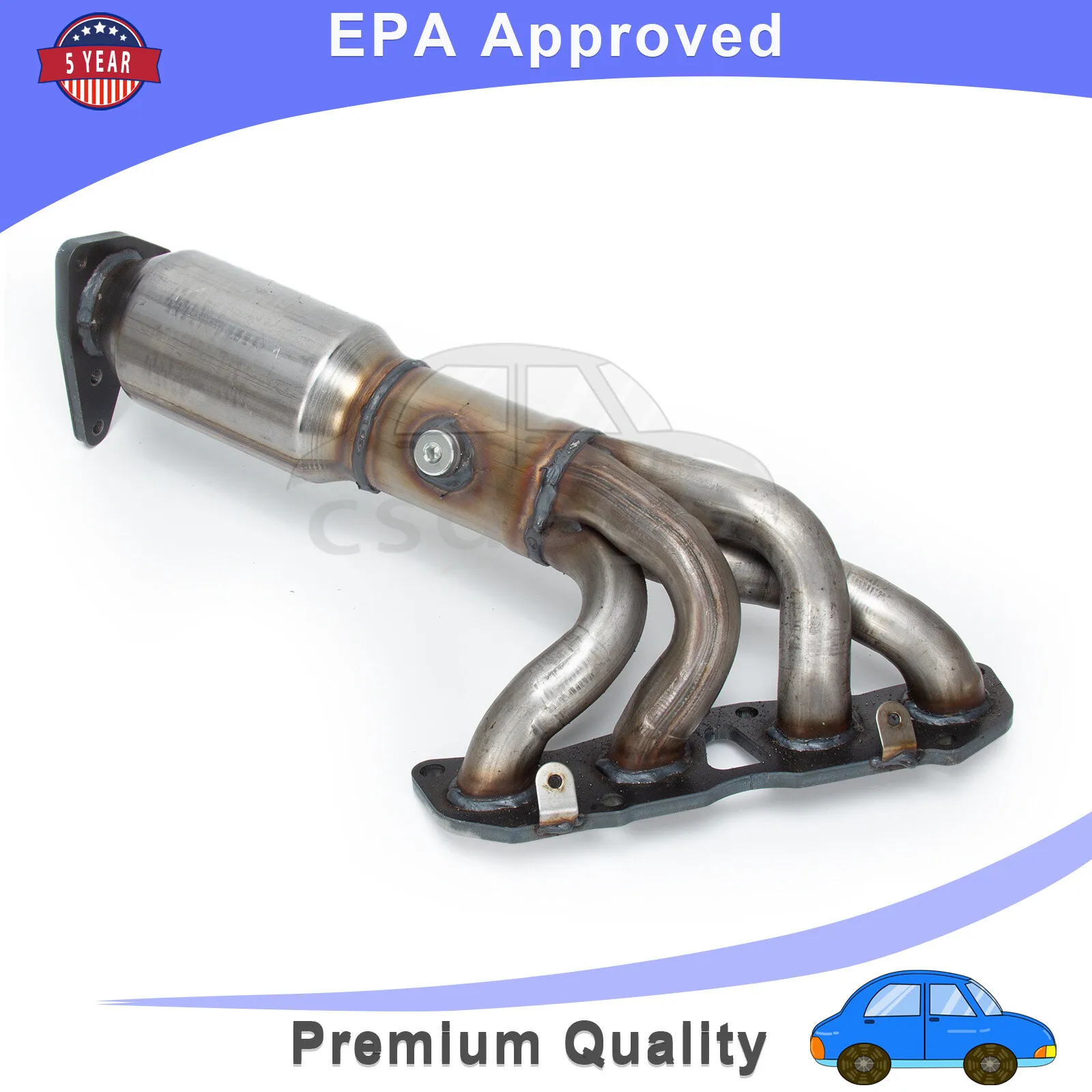 

1x каталитический нейтрализатор коллектора правый прямой, подходящий для Nissan Frontier 2.5L 05-12