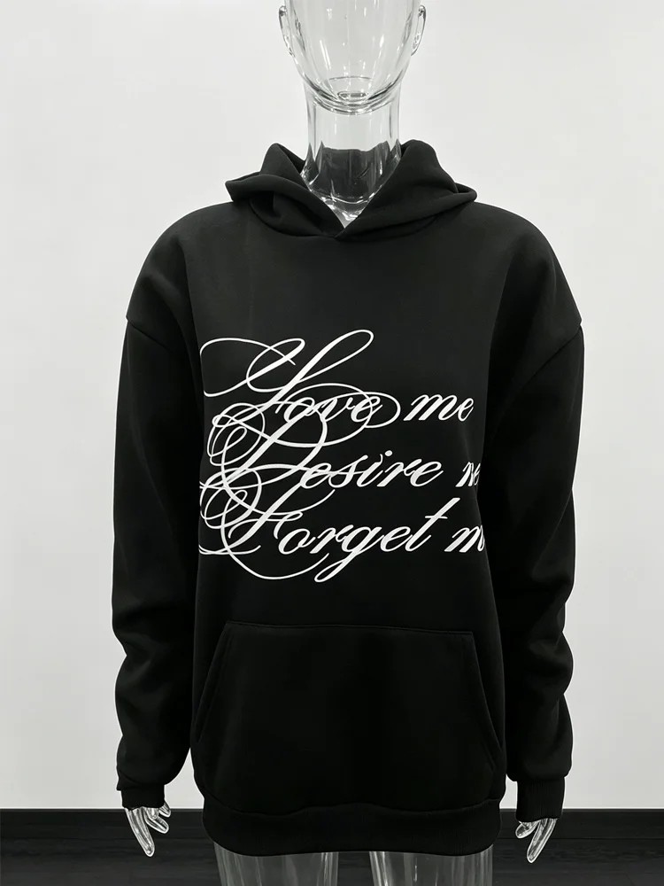 Herbst- und Winter-Punk-Y2K-Streetwear mit Retro-Schriftzug, locker geschnittene langärmelige Pullover-Hoodies für Männer und Frauen – Detail 4