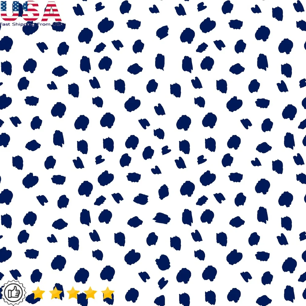 

Виниловые обои в синий горошек, легко наносятся, съемные, многоразовые, сделай сам, декор для домашнего офиса, 30,75 кв. футов